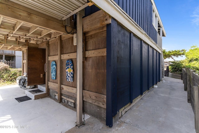 view of property exterior
