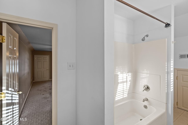 1985 Den Tree Ct, New Bern, NC 28562 - full bathroom with washtub / shower combination and visible vents