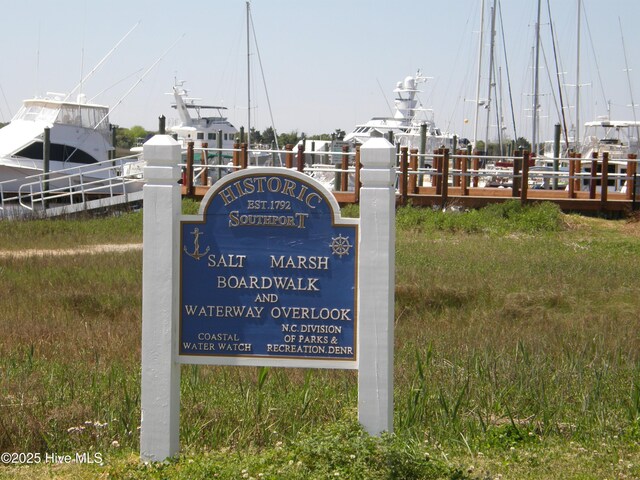 520 Clarendon Ave, Southport, NC 28461 - dock with a view of countryside