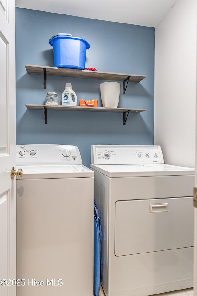 laundry area with washer and clothes dryer