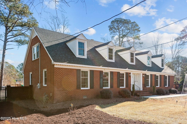 view of cape cod-style house