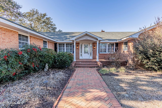 view of ranch-style home