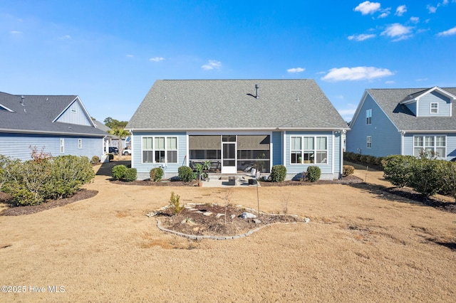 view of rear view of property