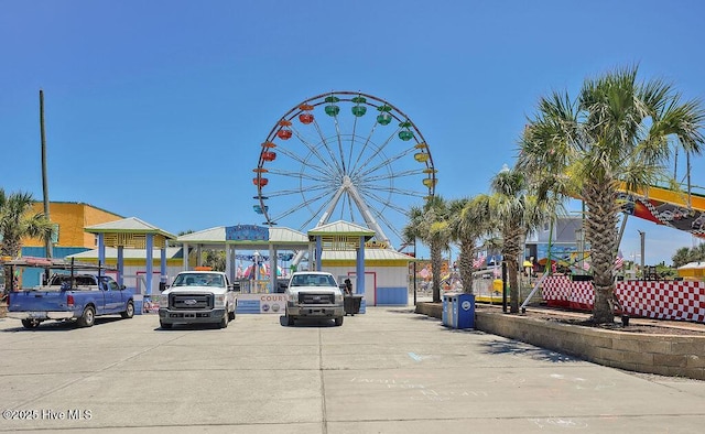 view of vehicle parking