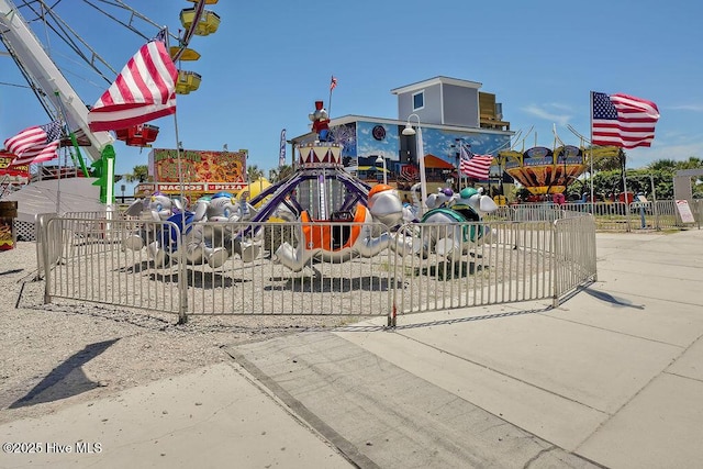 view of play area