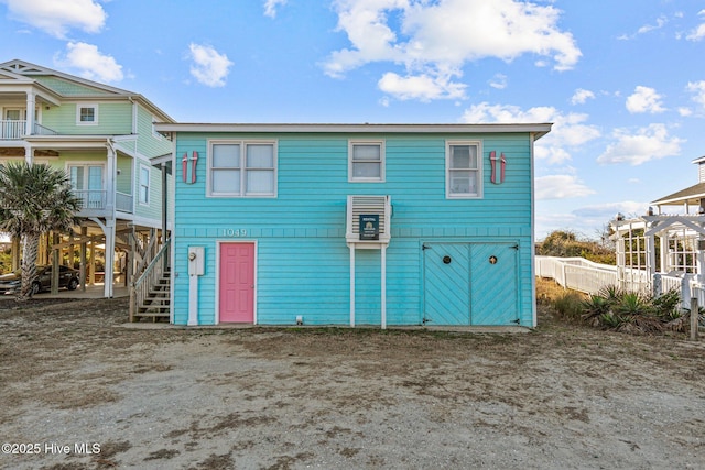 view of back of property