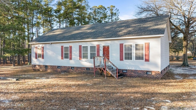 view of front of property