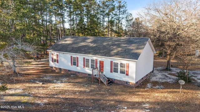 view of front of property