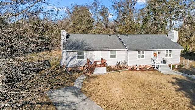 view of rear view of house