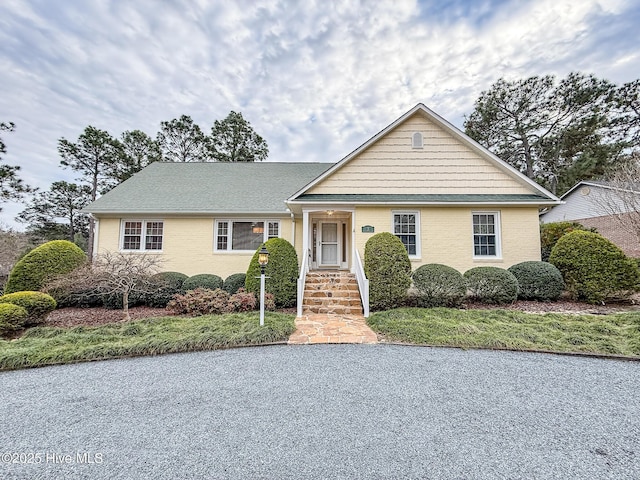 view of front of home