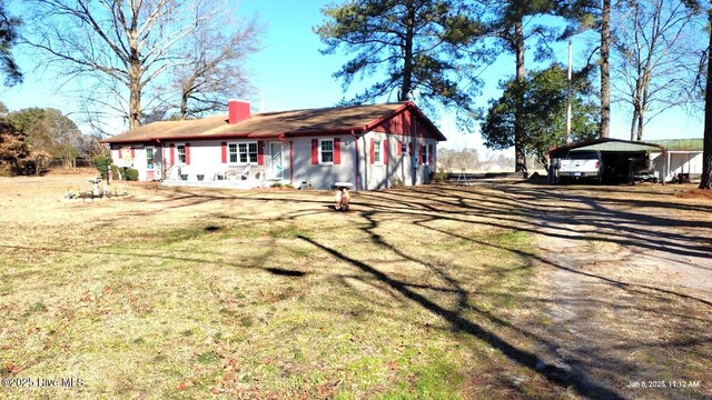 view of property exterior with central AC