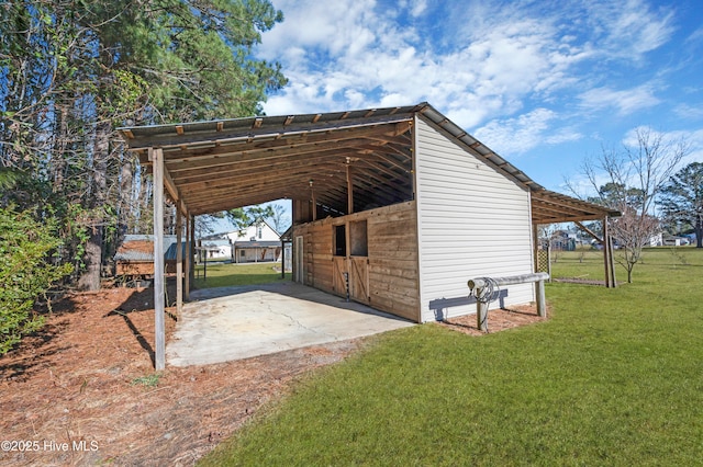 view of stable