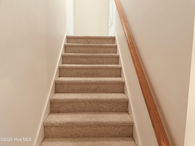 view of stairs