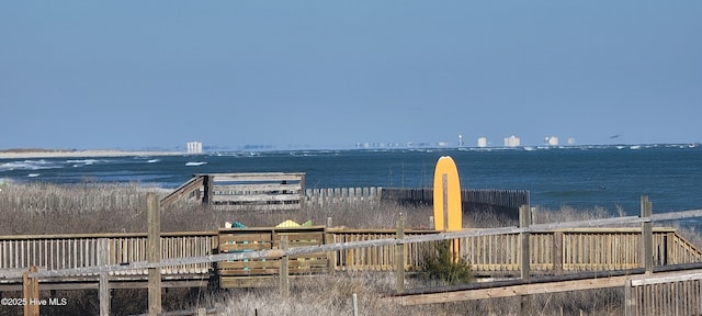 property view of water