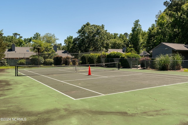 view of sport court