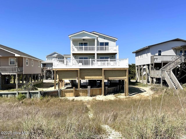 view of rear view of property