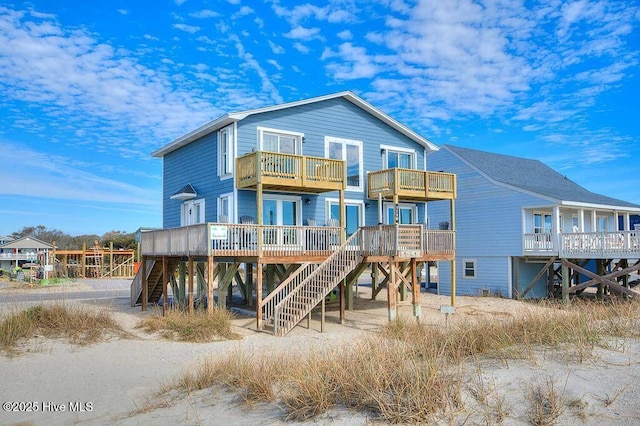 view of rear view of property