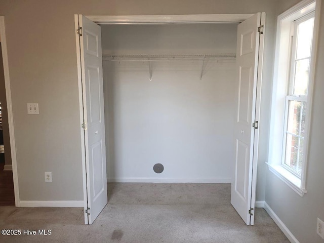 view of closet