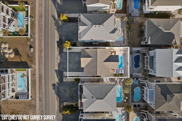 390 E Second St, Ocean Isle Beach, NC 28469 - bird's eye view of a pool