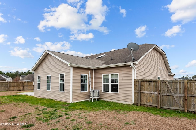 back of house featuring a patio area