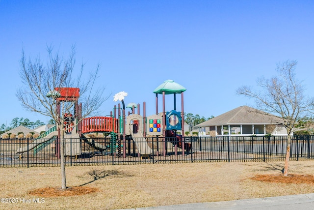 view of play area