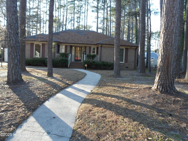 view of ranch-style house