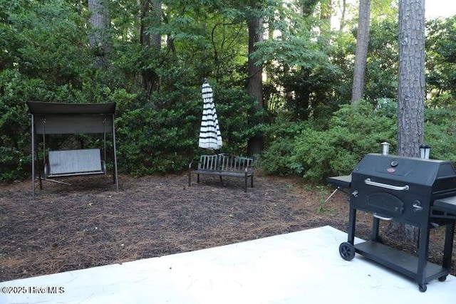 view of patio / terrace with grilling area