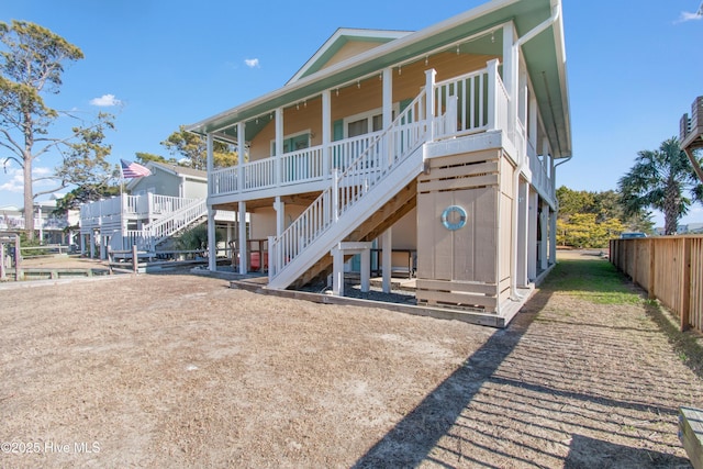 view of back of property