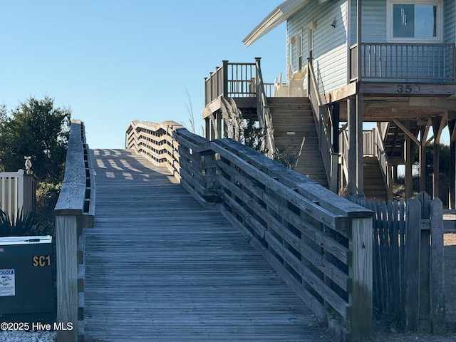 view of side of property