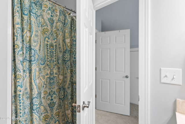 552 Glenmora Ave SW, Supply, NC 28462 - bathroom with a shower with curtain