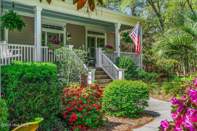 552 Glenmora Ave SW, Supply, NC 28462 - property entrance with a porch