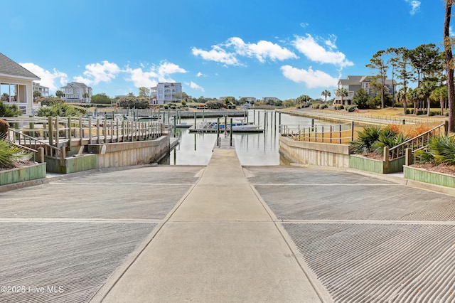 552 Glenmora Ave SW, Supply, NC 28462 - dock area featuring a boat ramp and a water view