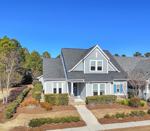 view of front of house featuring french doors