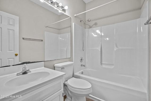 2214 Splitbrook Ct, Wilmington, NC 28411 - full bathroom with toilet, shower / bath combination, and vanity