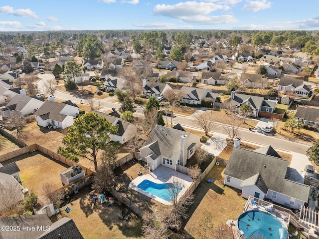 2214 Splitbrook Ct, Wilmington, NC 28411 - aerial perspective of suburban area featuring a pool area
