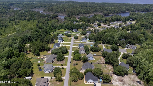 220 Everett Yopp Dr, Sneads Ferry, NC 28460 - view of property location with a forest and a large body of water