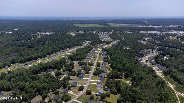 220 Everett Yopp Dr, Sneads Ferry, NC 28460 - aerial overview of property's location featuring a forest