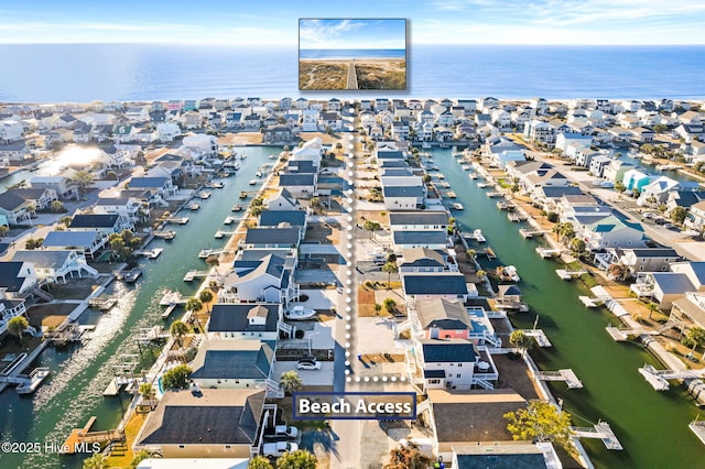 27 Newport St, Ocean Isle Beach, NC 28469 - view of property location featuring a large body of water and nearby suburban area