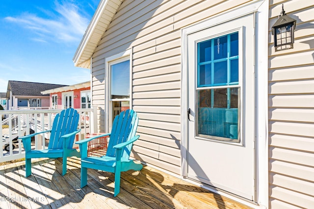 27 Newport St, Ocean Isle Beach, NC 28469 - view of wooden deck