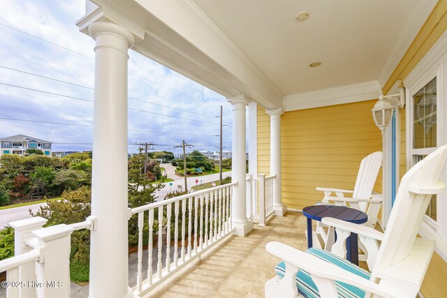 116 Salter Path Rd Unit 102Seabrook, Pine Knoll Shores, NC 28512 - view of balcony