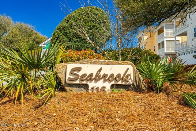 116 Salter Path Rd Unit 102Seabrook, Pine Knoll Shores, NC 28512 - view of community / neighborhood sign