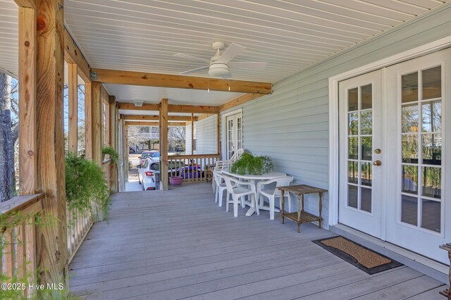 unfurnished sunroom with plenty of natural light