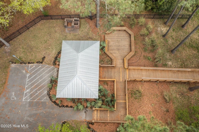 drone / aerial view