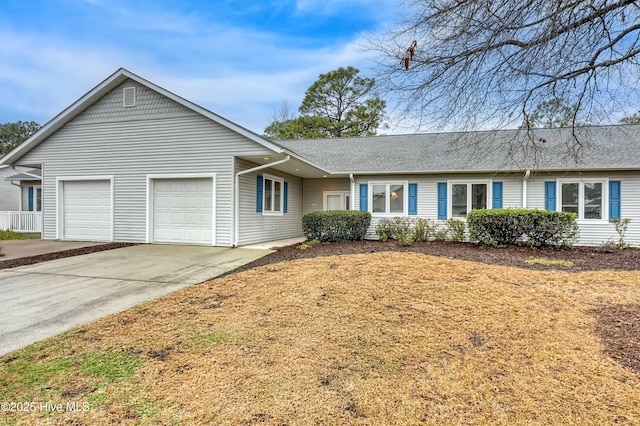 ranch-style house with a garage