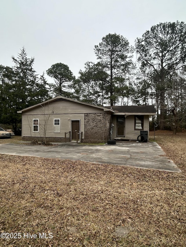 view of back of property