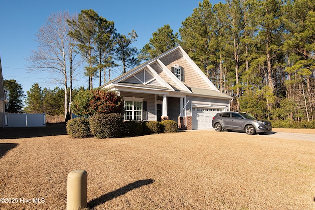 view of front of home featuring a porch