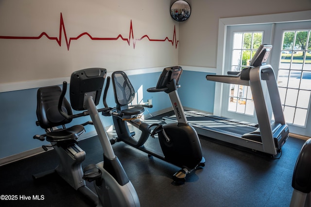 view of workout room