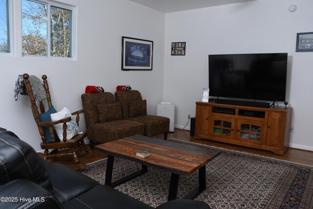 bedroom with light hardwood / wood-style flooring