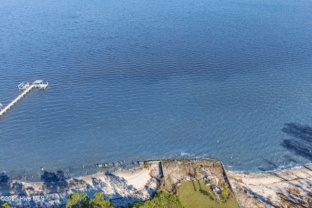 exterior space featuring a water view