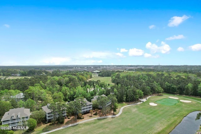 3350 Club Villas Dr Unit 205, Southport, NC 28461 - aerial view of a local golf course, a large body of water, and a forest